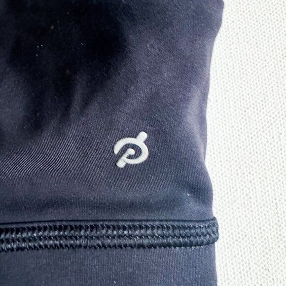 Peloton Black Blue Spellout Sports Cycling Gym  Bra Top S - Picture 4 of 4